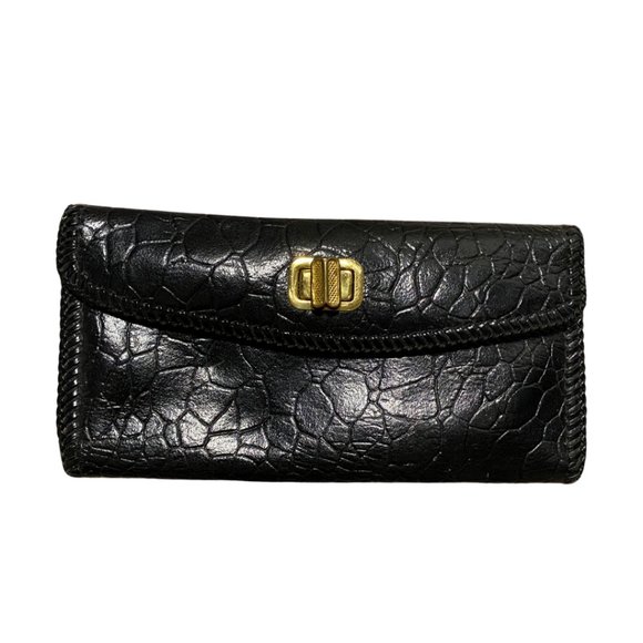 Vintage Black Leather Wallet 🖤 - Picture 1 of 5